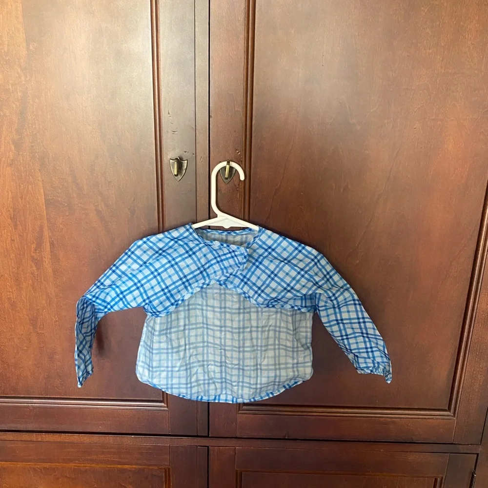 Washable long-sleeved apron bib